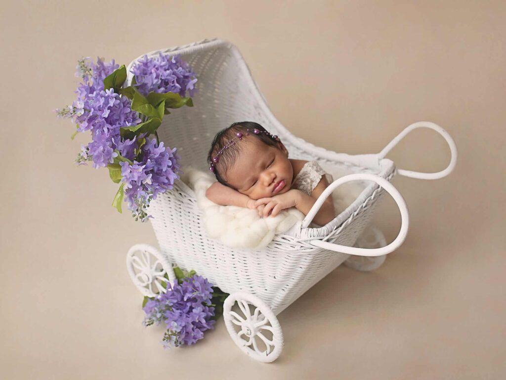 newborn-photo-in-a carriage